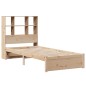 vidaXL Letto Libreria senza Materasso 100x200 cm in Legno di Pino vidaXL Letto Libreria senza Materasso 100x200 cm in Legno di Pino