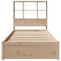 vidaXL Letto Libreria senza Materasso 100x200 cm in Legno di Pino vidaXL Letto Libreria senza Materasso 100x200 cm in Legno di Pino