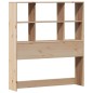 vidaXL Letto Libreria senza Materasso 100x200 cm in Legno di Pino vidaXL Letto Libreria senza Materasso 100x200 cm in Legno di Pino