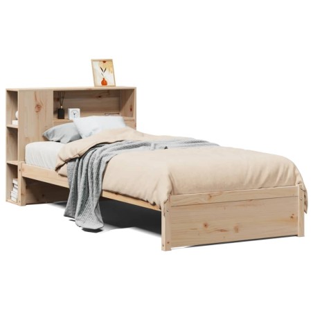 vidaXL Letto Libreria senza Materasso 100x200 cm in Legno di Pino