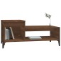 Tavolino da Salotto Rovere Marrone100x50x45cm Legno Multistrato Tavolino da Salotto Rovere Marrone100x50x45cm Legno Multistrato
