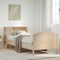 vidaXL Letto Libreria senza Materasso 100x200 cm in Legno di Pino