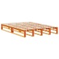vidaXL Letto Libreria senza Materasso Marrone Cera 150x200 cm Legno vidaXL Letto Libreria senza Materasso Marrone Cera 150x200 cm Legno