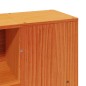 vidaXL Letto Libreria senza Materasso Marrone Cera 150x200 cm Legno vidaXL Letto Libreria senza Materasso Marrone Cera 150x200 cm Legno
