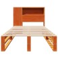 vidaXL Letto Libreria senza Materasso Marrone Cera 75x190 cm Legno vidaXL Letto Libreria senza Materasso Marrone Cera 75x190 cm Legno