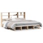 vidaXL Letto Libreria senza Materasso 200x200 cm in Legno Massello vidaXL Letto Libreria senza Materasso 200x200 cm in Legno Massello
