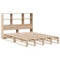 vidaXL Letto Libreria senza Materasso 160x200 cm in Legno Massello vidaXL Letto Libreria senza Materasso 160x200 cm in Legno Massello