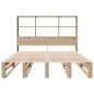 vidaXL Letto Libreria senza Materasso 160x200 cm in Legno Massello vidaXL Letto Libreria senza Materasso 160x200 cm in Legno Massello