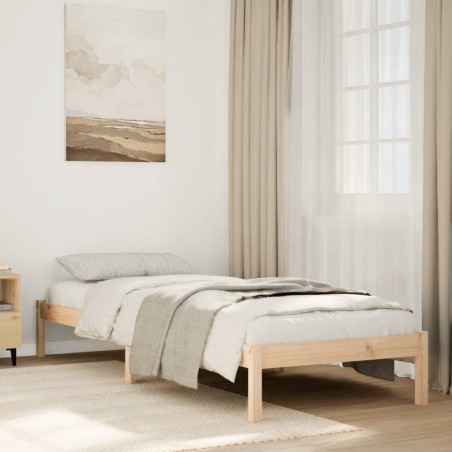 vidaXL Letto Extra Lungo senza Materasso 90x210 cm in Legno di Pino