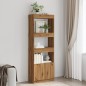 vidaXL Credenza Rovere Artigianale 63x33x180 cm in Legno Multistrato vidaXL Credenza Rovere Artigianale 63x33x180 cm in Legno Multistrato