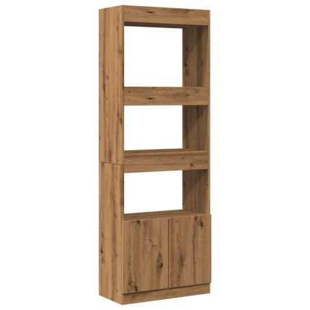 vidaXL Credenza Rovere Artigianale 63x33x180 cm in Legno Multistrato