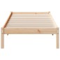 vidaXL Letto Extra Lungo senza Materasso 80x220 cm in Legno di Pino vidaXL Letto Extra Lungo senza Materasso 80x220 cm in Legno di Pino