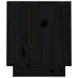Mobile Porta TV Nero 70x34x40 cm in Legno Massello di Pino Mobile Porta TV Nero 70x34x40 cm in Legno Massello di Pino