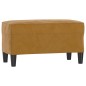 Panca Marrone 70x35x41 cm in Velluto Panca Marrone 70x35x41 cm in Velluto