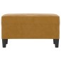 Panca Marrone 70x35x41 cm in Velluto Panca Marrone 70x35x41 cm in Velluto