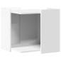 vidaXL Recinto per Lettiera per Gatti Bianco 53x53x51 cm in Truciolato vidaXL Recinto per Lettiera per Gatti Bianco 53x53x51 cm in Truciolato