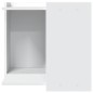 vidaXL Recinto per Lettiera per Gatti Bianco 53x53x51 cm in Truciolato vidaXL Recinto per Lettiera per Gatti Bianco 53x53x51 cm in Truciolato