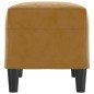 Panca Marrone 70x35x41 cm in Velluto Panca Marrone 70x35x41 cm in Velluto