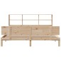 vidaXL Letto Libreria senza Materasso 180x200 cm in Legno di Pino
