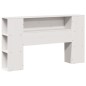 vidaXL Letto Libreria senza Materasso Bianco 135x190 cm Legno di Pino vidaXL Letto Libreria senza Materasso Bianco 135x190 cm Legno di Pino