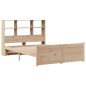 vidaXL Letto Libreria senza Materasso 150x200 cm in Legno di Pino vidaXL Letto Libreria senza Materasso 150x200 cm in Legno di Pino