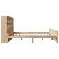vidaXL Letto Libreria senza Materasso 150x200 cm in Legno di Pino vidaXL Letto Libreria senza Materasso 150x200 cm in Legno di Pino