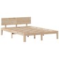 vidaXL Letto Libreria senza Materasso 140x190 cm in Legno di Pino vidaXL Letto Libreria senza Materasso 140x190 cm in Legno di Pino