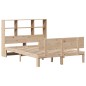 vidaXL Letto Libreria senza Materasso 140x200 cm in Legno di Pino vidaXL Letto Libreria senza Materasso 140x200 cm in Legno di Pino