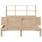 vidaXL Letto Libreria senza Materasso 140x200 cm in Legno di Pino vidaXL Letto Libreria senza Materasso 140x200 cm in Legno di Pino