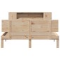 vidaXL Letto Libreria senza Materasso 135x190 cm in Legno di Pino