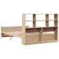 vidaXL Letto Libreria senza Materasso 140x200 cm in Legno di Pino vidaXL Letto Libreria senza Materasso 140x200 cm in Legno di Pino
