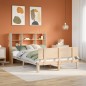 vidaXL Letto Libreria senza Materasso 160x200 cm in Legno di Pino vidaXL Letto Libreria senza Materasso 160x200 cm in Legno di Pino