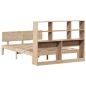 vidaXL Letto Libreria senza Materasso 160x200 cm in Legno di Pino vidaXL Letto Libreria senza Materasso 160x200 cm in Legno di Pino
