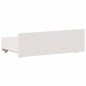 vidaXL Giroletto senza Materasso con Testiera Bianco 90x200 cm Pino vidaXL Giroletto senza Materasso con Testiera Bianco 90x200 cm Pino