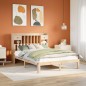 vidaXL Letto Libreria senza Materasso 160x200 cm in Legno di Pino vidaXL Letto Libreria senza Materasso 160x200 cm in Legno di Pino