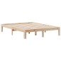 vidaXL Letto Libreria senza Materasso 160x200 cm in Legno di Pino vidaXL Letto Libreria senza Materasso 160x200 cm in Legno di Pino