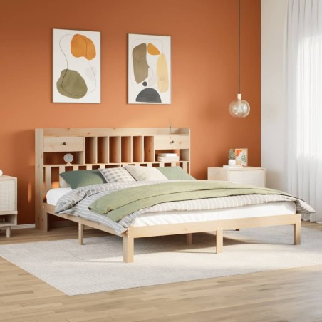 vidaXL Letto Libreria senza Materasso 180x200 cm in Legno di Pino