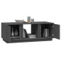 Tavolino da Salotto Grigio 110x50x40 cm Legno Massello di Pino Tavolino da Salotto Grigio 110x50x40 cm Legno Massello di Pino