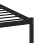 vidaXL Giroletto senza Materaso in Metallo Rovere Fumo 183x213 cm vidaXL Giroletto senza Materaso in Metallo Rovere Fumo 183x213 cm