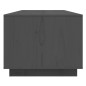 Tavolino da Salotto Grigio 110x50x40 cm Legno Massello di Pino Tavolino da Salotto Grigio 110x50x40 cm Legno Massello di Pino