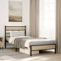 vidaXL Giroletto senza Materasso Rovere Sonoma 90x190 cm in Truciolato