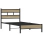 vidaXL Giroletto senza Materasso Rovere Sonoma 90x190 cm in Truciolato
