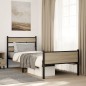 vidaXL Giroletto senza Materasso Rovere Sonoma 100x190cm in Truciolato