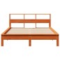 vidaXL Letto senza Materasso Marrone Cera 160x200 cm in Legno di Pino vidaXL Letto senza Materasso Marrone Cera 160x200 cm in Legno di Pino