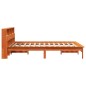 vidaXL Letto senza Materasso Marrone Cera 160x200 cm in Legno di Pino vidaXL Letto senza Materasso Marrone Cera 160x200 cm in Legno di Pino