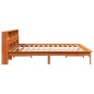 vidaXL Letto senza Materasso Marrone Cera 200x200 cm in Legno di Pino