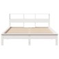 vidaXL Letto senza Materasso Bianco 140x200 cm Legno Massello di Pino