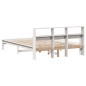 vidaXL Letto senza Materasso Bianco 140x200 cm Legno Massello di Pino