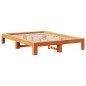 vidaXL Giroletto senza Materasso Marrone Cera 140x200cm Massello Pino vidaXL Giroletto senza Materasso Marrone Cera 140x200cm Massello Pino