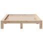 vidaXL Letto senza Materasso 150x200 cm in Legno Massello di Pino vidaXL Letto senza Materasso 150x200 cm in Legno Massello di Pino